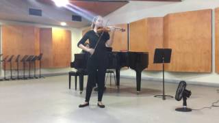 JB Accolay Violin Concerto No 1 in A minor by Rebecca Villalta [upl. by Vonnie]