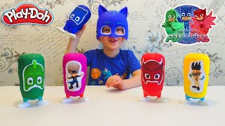 Learn colors with PJ Masks toys Colors song Video for kids Учим цвета с игрушками герои в масках [upl. by Torrlow]