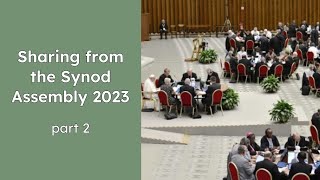 Synod Assembly 2023  Part II  Insights from the Synthesis Report of the Synod [upl. by Yarod]