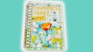 Kalender 2017 Review  Daphnes Diary  Kathi zeigt euch den coolen Planer im DIY Look [upl. by Benton]