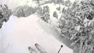 GoPro Line of the Winter Jonnie Merrill  Snowbird Utah 043016  Snow [upl. by Sebbie]