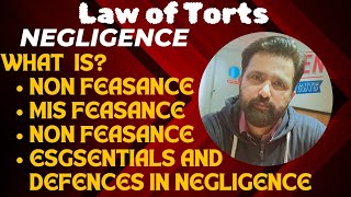 Negligence essential and defences  Types of negligence [upl. by Hilliary440]