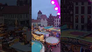 Christmas market Greifswald greifswald germany weinachten christmas entertainment shortsvideo [upl. by Hayman]