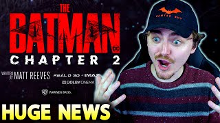 MAJOR NEWS on THE BATMAN 2 [upl. by Risa]