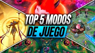 Top 5 Mejores modos de juego de League of Legends [upl. by Sassan]