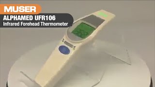 Alphamed UFR106 Infrared Forehead Thermometer [upl. by Munsey]