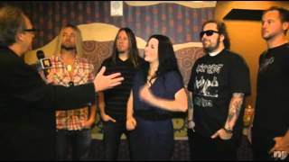 Evanescence Interview  House of Blues Atlantic City 2012 [upl. by Aleras141]