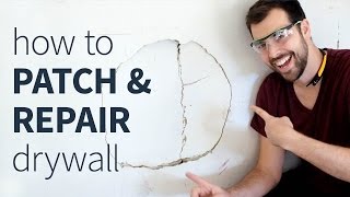 How to patch and repair drywall [upl. by Monah]