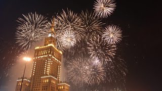 New years eve 2024 Warsaw  Poland [upl. by Aivirt]