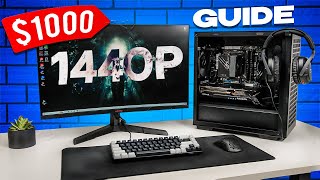 1000 FULL PC Gaming Setup Guide for 1440p [upl. by Oicangi]