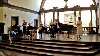 CWRU Baroque Ensemble Antonio Bertali  quotChiacona di Paradiso e dInfernoquot [upl. by Ylime]