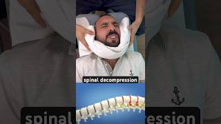 spinal decompression chiropractic technique trend feed ytshortsindia [upl. by Amsirak]