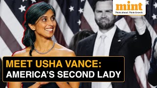 Usha Chilukuri Vance Who Is Americas First Indianorigin Second Lady  US Elections 2024 [upl. by Durkee]