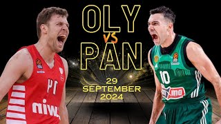 Panathinaikos AKTOR vs Olympiacos  Super Cup Final  29 September 2024 [upl. by Wilow]