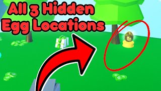 All 3 NEW Hidden Egg Locations in Pet Simulator X Scavenger Hunt Quest Update [upl. by O'Neill]