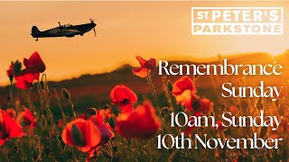 Remembrance Sunday  10th November 2024  St Peters Parkstone [upl. by Halstead]