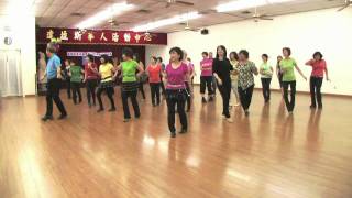 Cha Cha Espana Spain Line Dance Demo amp Teach [upl. by Marquez]