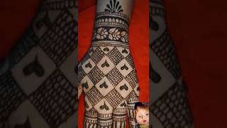 Latest Easy Simple Mehndi Design 😍🫶mehndieasymehndihennayoutubeshortsshortstrendingshortsfeed [upl. by Atyekram935]