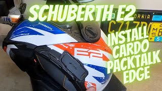 Cardo Packtalk Edge in Schuberth E2 [upl. by Akanke]