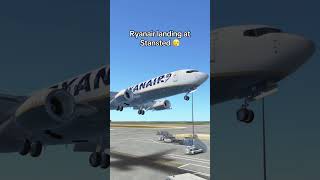 Goated Ryanair Landing 🛬 😮‍💨 shorts [upl. by Innavoeg444]