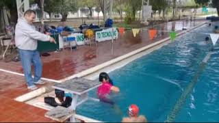 Clases de Natacion y Entrenamiento SALTO DE FE PARA PERDER MIEDO [upl. by Gerard]