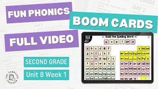 Second Grade FUN Phonics BOOM Task Cards Level 2 Video [upl. by Jacobs758]