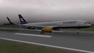 XPlane 11  Orbx TrueEarth Great Britain South  B757200  Bristol Landing [upl. by Ekud]