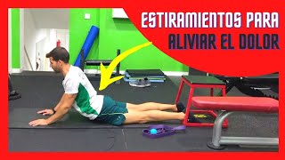 8 Ejercicios para ESTIRAR la ZONA LUMBAR ✅ Te AYUDARÁN a Aliviar el Dolor RÁPIDAMENTE 👌 [upl. by Nrek]