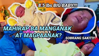 MAHIRAP BA MANGANAK AT MAGPAANAK  85 LBS BIG BABY GIRL WITH VERNIX [upl. by Hpeseoj]