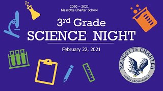 Science Night Grade 3 Mascotte Charter School [upl. by Ettenwahs]