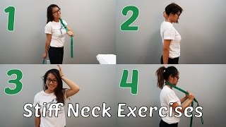 4 Exercises To Fix Waking Up With A Stiff Neck Crick Neck [upl. by Lorac]