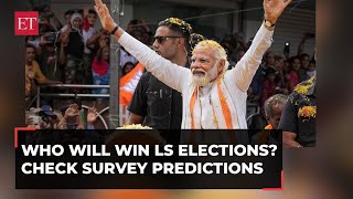 Lok Sabha Elections 2024 NDA likely to win 323 seats INDIA bloc at 163 ETG survey predicts [upl. by Delanie]