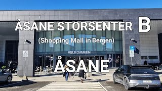 ÅSANE STORSENTER B Shopping Mall in Bergen WalkTour  Åsane Bergen Norway [upl. by Joseph]