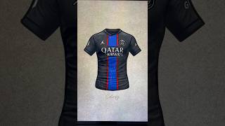 PSG Jersey design psg parissaintgermain jordan futbol football futebol championsleague [upl. by Annirtak]