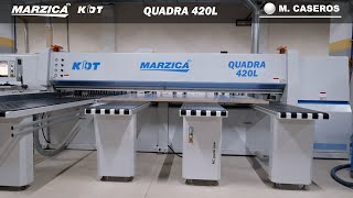 Seccionadora Horizontal CNC MARZICA QUADRA 420L [upl. by Ybbor]