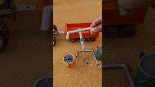 Mini tractor project mini motor water pump science project video [upl. by Levison696]