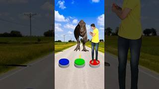 I Jump on button to dinosaur alien amp jocker dance funny video shorts [upl. by Nerag37]