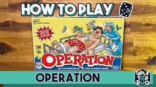 Operation Board Game Rules [upl. by Ahsienaj558]