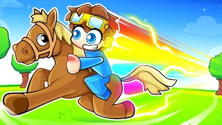 Spending 100000 To Get The FASTEST HORSE in Roblox [upl. by Nuhsed]