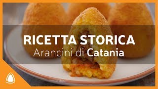 ARANCINI con CARNE  RICETTA tipica di CATANIA  Arancinotto [upl. by Krishna623]