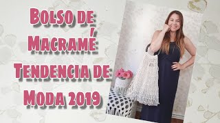 Bolso Grande De Macramé  Bolso tendencia 2021 [upl. by Aiket]