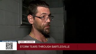 Tornado leaves wake of devastation in Bartlesville [upl. by Kerrie674]