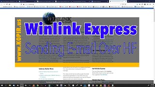 Reliable EMail Over HF With ARDOP Winlink Protocol [upl. by Husein]