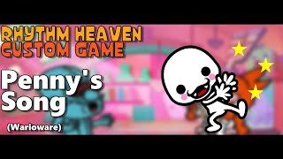 Rhythm Heaven Custom Game  Pennys Song Warioware [upl. by Kaila]