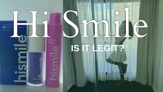 Is HiSmile Legit Colour corrector serum and toothpaste review [upl. by Narmis]