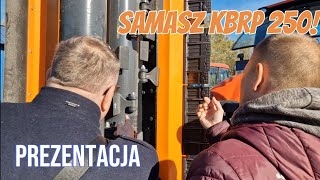 Prezentacja i uruchomienie wysięgnikowej kosiarki bijakowej SaMasz KBRP 250 ROLMECH [upl. by Julina]