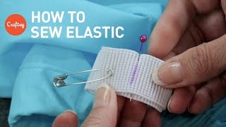 How to sew elastic 2 techniques  Sewing Tutorial with Angela Wolf [upl. by Mauceri]