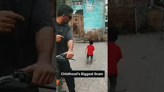 Childhood Biggest Scam 😂  Follow for more  trending reels viralreels viral shorts funny [upl. by Rillis]