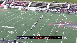 Highlights Stonehill College vs Stony Brook  2024 CAA [upl. by Rafat974]