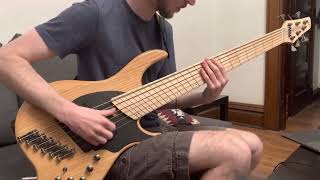 TENSOR  Pacesetter  Bass Playthrough  Dingwall Combustion 6 [upl. by Malamut84]